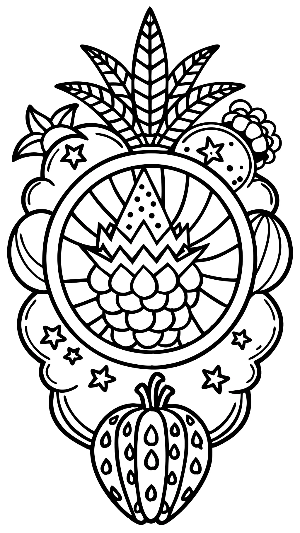 adult food coloring pages